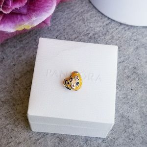 Pandora Cheetah Heart Charm